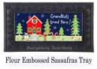 Sassafras Grandkids Loved Here Mat - 10 x 22 Insert Doormat