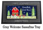 Sassafras Grandkids Loved Here Mat - 10 x 22 Insert Doormat