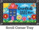 Grandkids Loved Indoor & Outdoor Doormat - 18 x 30