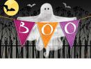 Halloween Ghost Indoor & Outdoor MatMates Insert - Doormat 18" x 30"
