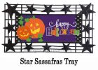 Halloween Jack-O-Lanterns Sassafras Mat - 10 x 22 Insert Doormat
