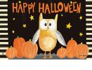 Halloween Night Owl Indoor & Outdoor MatMates Insert - Doormat 18" x 30"