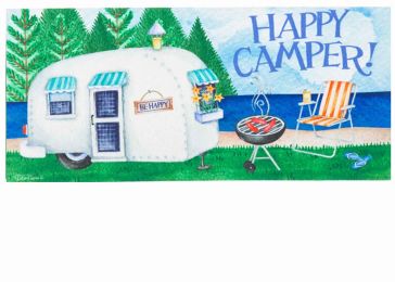 Sassafras Happy Camper Mat - 10 x 22 Doormat