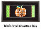 Happy Fall Pumpkin Sassafras Mat - 10 x 22 Insert Doormat