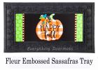 Happy Fall Pumpkin Sassafras Mat - 10 x 22 Insert Doormat