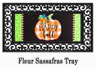 Happy Fall Pumpkin Sassafras Mat - 10 x 22 Insert Doormat