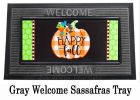 Happy Fall Pumpkin Sassafras Mat - 10 x 22 Insert Doormat