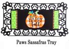 Happy Fall Pumpkin Sassafras Mat - 10 x 22 Insert Doormat
