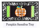 Happy Fall Pumpkin Sassafras Mat - 10 x 22 Insert Doormat