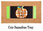 Happy Fall Pumpkin Sassafras Mat - 10 x 22 Insert Doormat