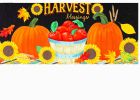 Harvest Blessing Pumpkins Sassafras Mat - 10 x 22 Insert Doormat