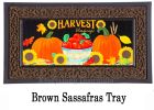Harvest Blessing Pumpkins Sassafras Mat - 10 x 22 Insert Doormat