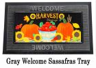 Harvest Blessing Pumpkins Sassafras Mat - 10 x 22 Insert Doormat