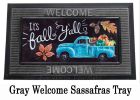 Sassafras Harvest Chalk Truck Mat - 10 x 22 Insert Doormat