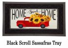 Sassafras Harvest Red Truck Switch Mat - 10 x 22 Insert Doormat