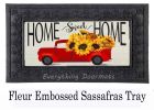 Sassafras Harvest Red Truck Switch Mat - 10 x 22 Insert Doormat