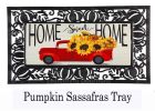 Sassafras Harvest Red Truck Switch Mat - 10 x 22 Insert Doormat