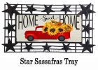 Sassafras Harvest Red Truck Switch Mat - 10 x 22 Insert Doormat