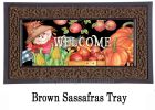 Harvest Scarecrow Sassafras Mat - 10 x 22 Insert Doormat