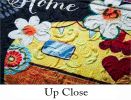 Floral Embossed Home Heart Dimension Doormat - 19x30