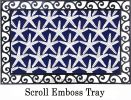 Hatch Embossed Starfish Dimension Doormat - 19 x 30