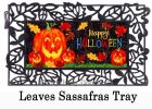 Sassafras Haunted Halloween Mat - 10 x 22 Insert Doormat