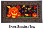 Sassafras Haunted Halloween Mat - 10 x 22 Insert Doormat