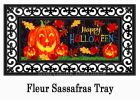 Sassafras Haunted Halloween Mat - 10 x 22 Insert Doormat