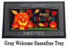 Sassafras Haunted Halloween Mat - 10 x 22 Insert Doormat