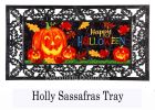 Sassafras Haunted Halloween Mat - 10 x 22 Insert Doormat