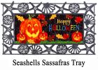 Sassafras Haunted Halloween Mat - 10 x 22 Insert Doormat