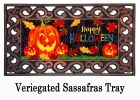 Sassafras Haunted Halloween Mat - 10 x 22 Insert Doormat