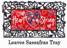 Heart Strong AHA Sassafras Mat - 10 x 22 Insert Doormat