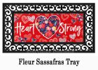 Heart Strong AHA Sassafras Mat - 10 x 22 Insert Doormat