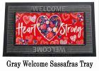 Heart Strong AHA Sassafras Mat - 10 x 22 Insert Doormat