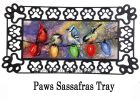 Sassafras Holiday Chirpers Mat - 10 x 22 Insert Doormat