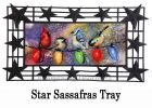 Sassafras Holiday Chirpers Mat - 10 x 22 Insert Doormat