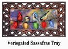 Sassafras Holiday Chirpers Mat - 10 x 22 Insert Doormat