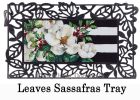 Holiday Magnolias Sassafras Mat - 10 x 22 Insert Doormat