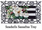 Holiday Magnolias Sassafras Mat - 10 x 22 Insert Doormat