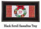 Holiday Succulents Sassafras Mat - 10 x 22 Insert Doormat