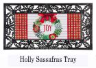 Holiday Succulents Sassafras Mat - 10 x 22 Insert Doormat