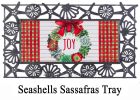 Holiday Succulents Sassafras Mat - 10 x 22 Insert Doormat