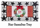 Holiday Succulents Sassafras Mat - 10 x 22 Insert Doormat