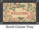 Holly Berries Indoor & Outdoor MatMate Insert - Doormat 18" x 30"