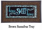 Sassafras Home Sweet Home Animal Print Switch Mat - 10 x 22 Insert Doormat