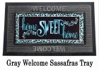 Sassafras Home Sweet Home Animal Print Switch Mat - 10 x 22 Insert Doormat