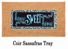 Sassafras Home Sweet Home Animal Print Switch Mat - 10 x 22 Insert Doormat