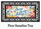 Home Sweet Home Floral Sassafras Mat - 10 x 22 Insert Doormat