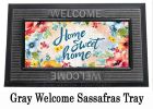 Home Sweet Home Floral Sassafras Mat - 10 x 22 Insert Doormat